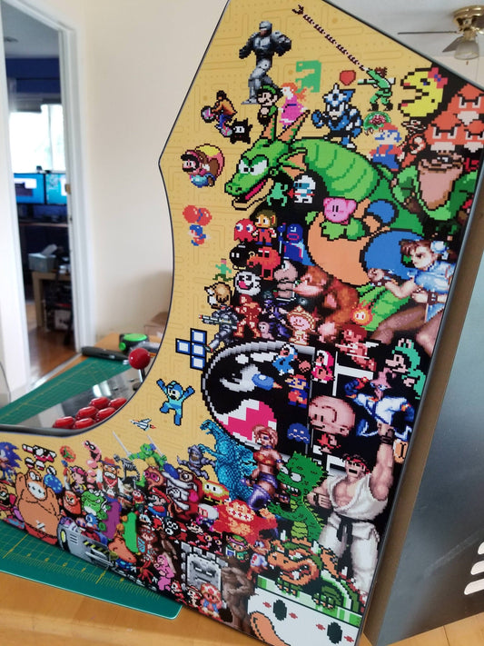Retro Bomb Arcade Pixel artwork - Video Game Arcade Bartop pixel character artwork - customized for DIY & Retro Arcades <Digital files only>