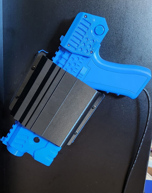 Retro Video Gaming Gun Holster - fits Sinden Light Gun/Retro Shooter (RS2/RS3) Reapers + 3DMakey attached stocks, optional spacers included